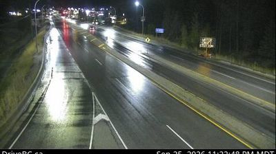 Golden › North-west: Highway 1 at Highway 95 interchange, looking northbound along Highway 1