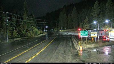 Rossland › West: Highway 3B at Highway 22 near the - Weigh Scale, southbound on Highway 22