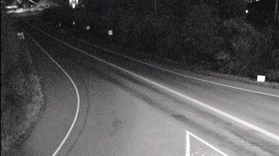 Campbell River › East: Highway 19 about 2.5 km south of - at Willis Road, looking east