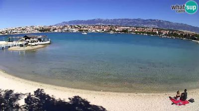 Stara Novalja: Live webcam Novalja - The Town beach