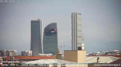 Milan › North-east: CityLife - Generali Tower - Torre Allianz - Torre PwC
