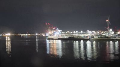 Hamburg: Livespotting - Webcam am Cruise Center in Altona im Hamburger Hafen