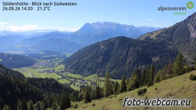 Werfenweng: Söldenhütte - Blick nach Südwesten