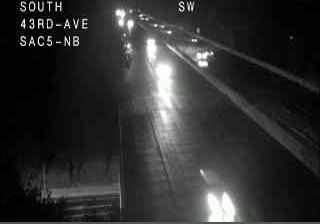 Sacramento › North: Hwy 5 at 43rd Ave