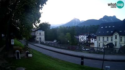 Tarvisio: webcam - Bicycle lane and Mangart mountain