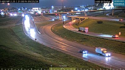 Omaha: I-480: Dodge St.: Various Views