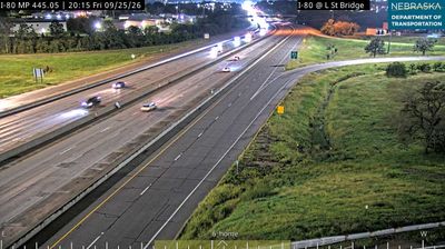 Omaha: Millard: I-80: L Street in Omaha: Interstate Views