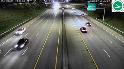 Columbus: I-670 EB at MM 6.5, E of Leonard Ave, 2161
