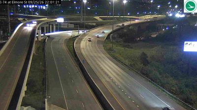 Cincinnati: Cumminsville: I-74 at Elmore St, 4140