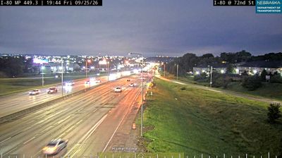 Omaha: I-80: 72nd St in - Various Views