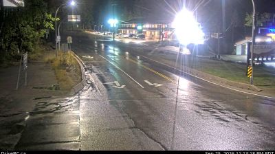 Rossland › East: Highway 3B at Highway 22 near the - Weigh Scale, northbound on Highway 3B