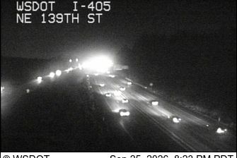 Kirkland: I-405 at MP 21.3: NE 139th St