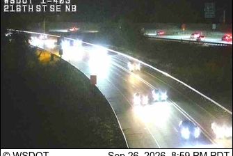Bothell › North: I-405 at MP 27.4: 216th St SE, NB