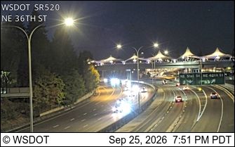 Redmond: SR 520 at MP 9.7: NE 36th St
