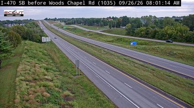 Lee's Summit: I-470 SB @ North of Woods Chapel