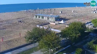 San Michele al Tagliamento: Live Webcam Bibione beach - view from Ashanti ApartHotel