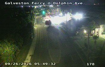 Galveston › North: Ferry at Dolphin Ave