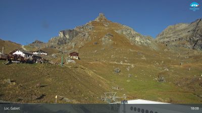Gressoney-La-Trinite: Gressoney-La-Trinité, Monterosa - Gabiet, Telecabina Gabiet-Passo dei Salati
