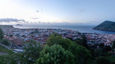 Angra do Heroismo › South: Vista baía de Angra do Heroísmo - Monte Brasil