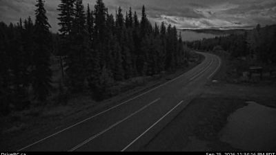 Area E › South: Highway 33 about 41 km southeast of Kelowna, just south of Big White Road, looking south