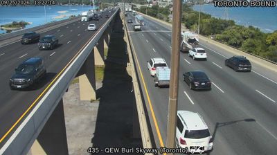 Burlington: QEW - Skyway - Toronto Side