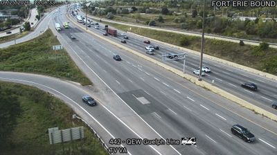 Burlington: QEW near Guelph Line