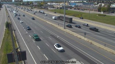 Burlington: QEW East of Guelph Line