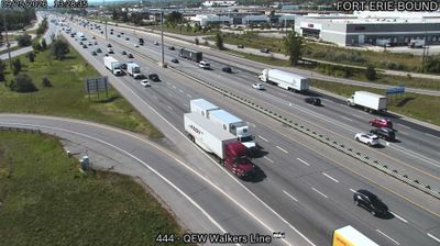 Burlington: QEW near Walkers Line