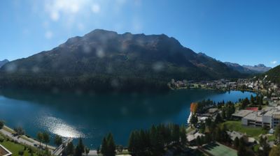 Sankt Moritz: Badrutt's Palace Hotel - Lake Saint Moritz - Piz Mezdi