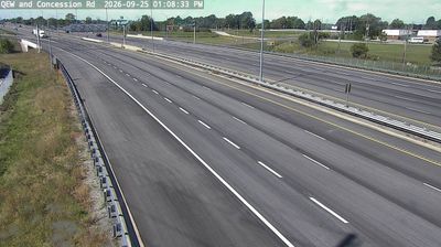 Fort Erie: QEW East of Concession Road, Toronto Bound