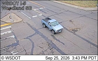 Woodland: I-5 at MP 21.10 - SB Signal