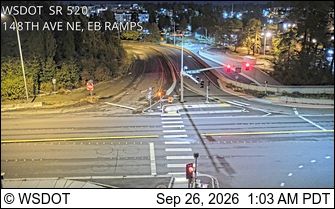 Bellevue: SR 520 @ MP 9.1: 148th Ave NE, EB Ramps