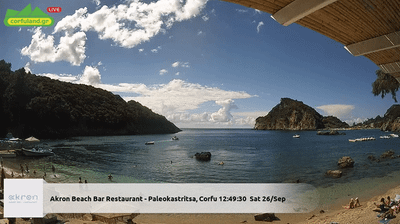 Palaiokastritsa › South-west: Agia Triada Beach - Paleokastritsa Bay