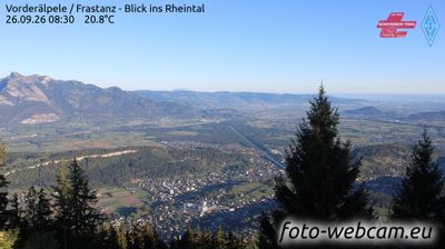 Stadt Feldkirch: Vorderälpele - Frastanz - Blick ins Rheintal