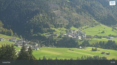 Lesachtal: Plassegge, Blick auf Liesing - Klebas