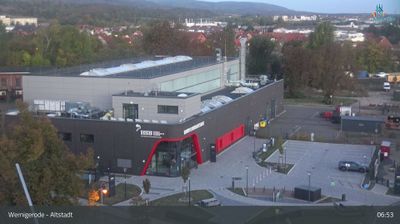 Wernigerode: Diesterweg - Schule, Gläserne Werkstatt der Harzer Schmalspurbahn