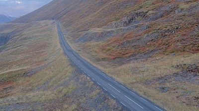 Olafsfjorur: Ólafsfjarðarvegur við Sauðanes