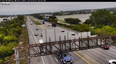 Kansas City: I-435 N @ SOUTH OF 210 HWY