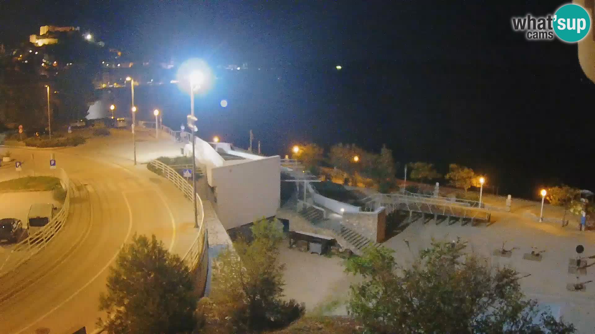 Šibenik webcam Beach Banj