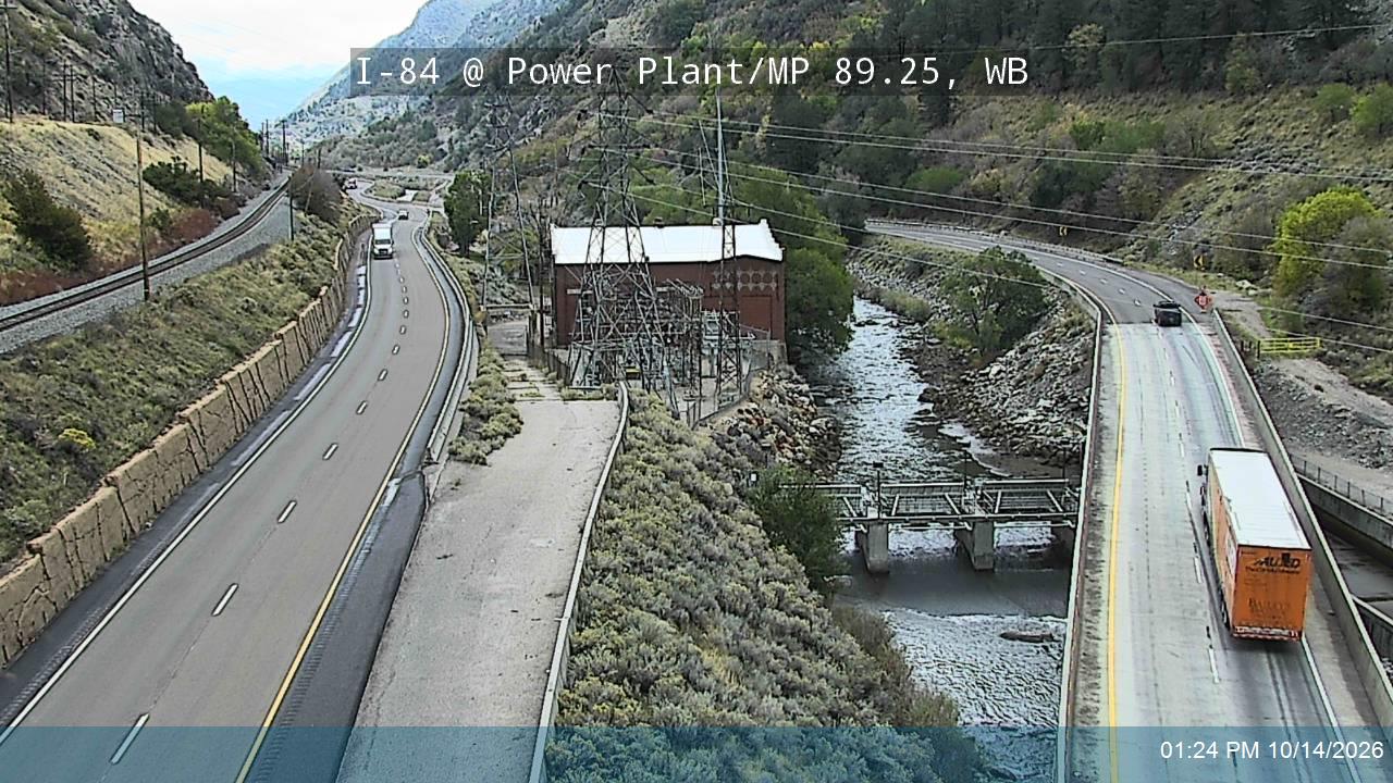 I-84 / Weber Canyon @ Power Plant / MP 89.25, WB
