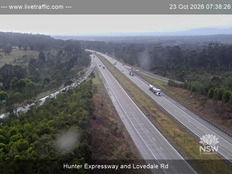 Hunter Expressway and Lovedale Road