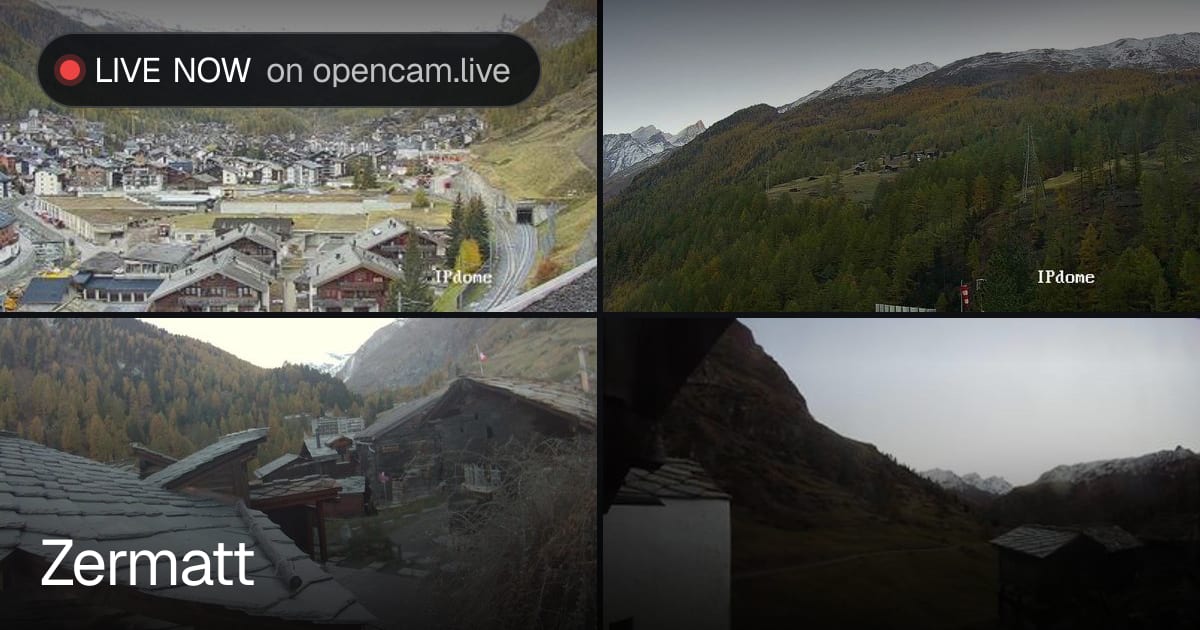 Zermatt webcams: 85 live cams | opencam