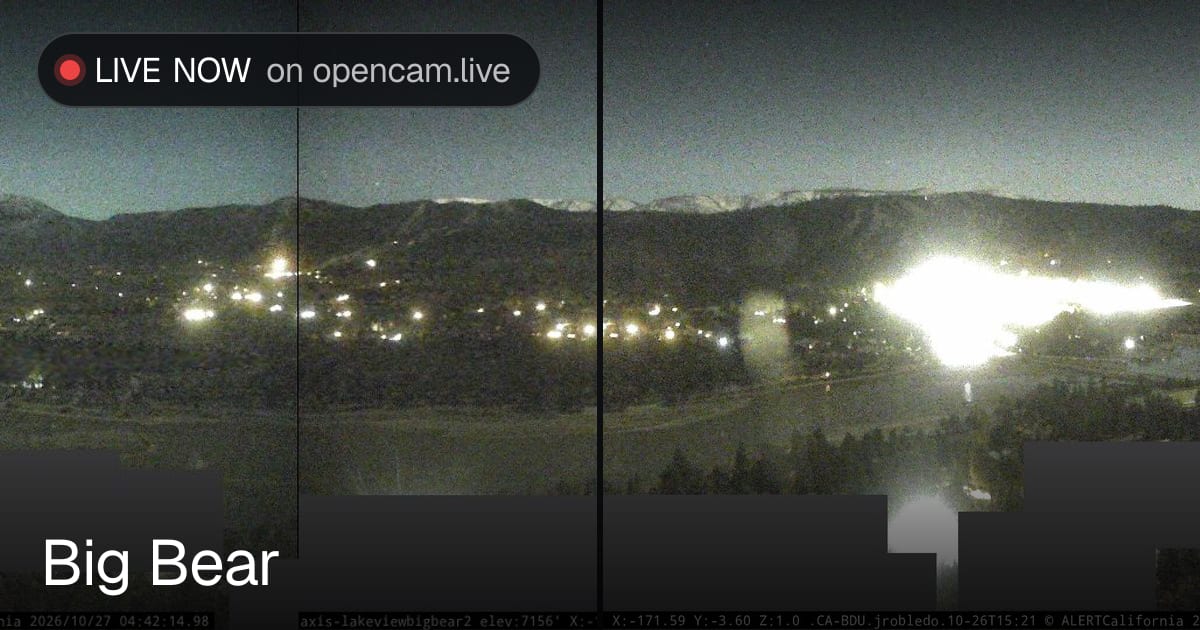 Big Bear, CA webcams: 36 live cams | opencam