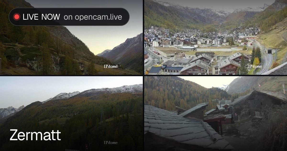 Zermatt webcams: 85 live cams | opencam